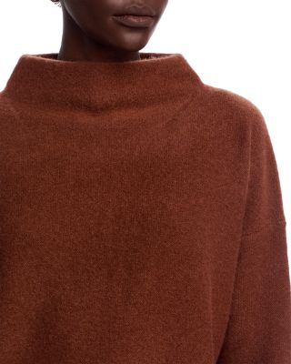 Boiled Cashmere Funnel Neck Sweater