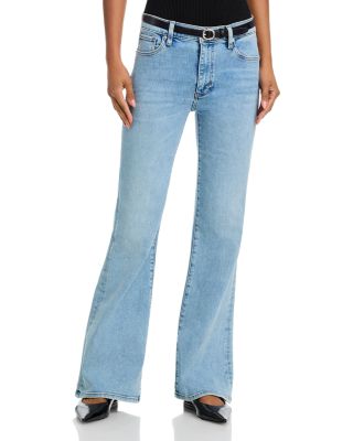 The Icon High Rise Flare Jeans in Ripple