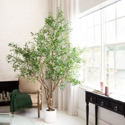 8&#39; Artificial Grand Olive Tree