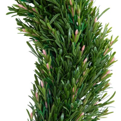 24&amp;quot; UV Resistant Rosemary Artificial Wreath (Indoor/Outdoor)