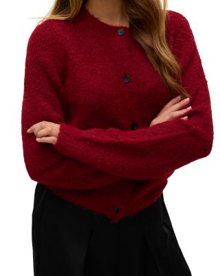 Novah Crewneck Cardigan Sweater