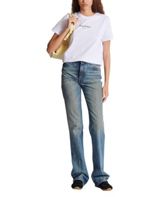 T-Shirt with Balmain Print