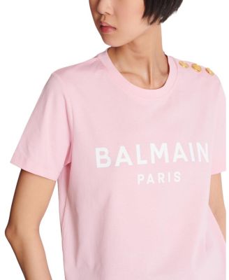  T-Shirt with Balmain Paris Print