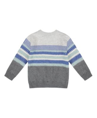 Boys' Knitted Jacquard Sweater - Little Kid, Big Kid