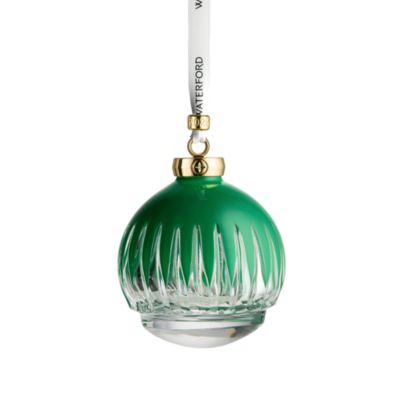 Green New Year Firework Bauble