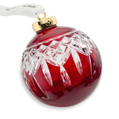 Lismore Bauble Ornament - Red