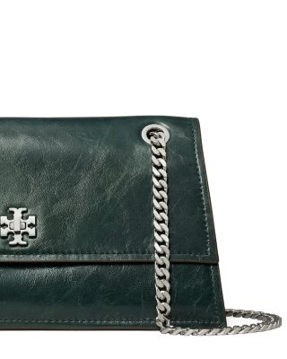 Kira Turnlock Leather Shoulder Bag
