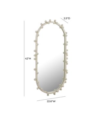  Bubbles Oval Wall Mirror
