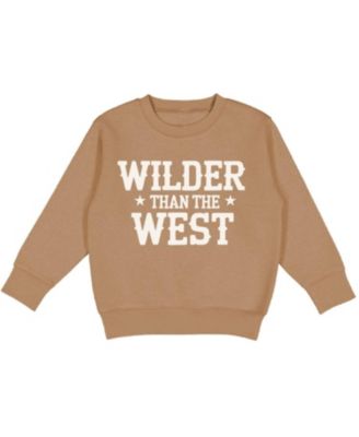Unisex Wilder Than The West Sweatshirt - Little Kid