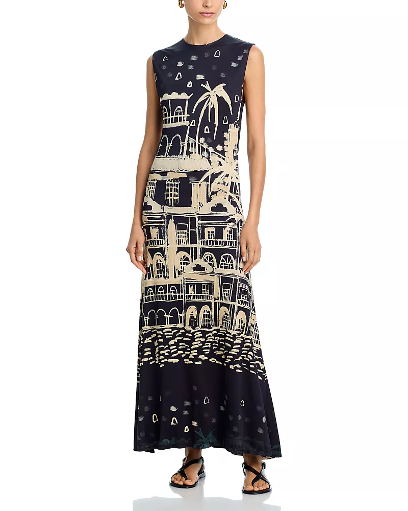 Johanna Ortiz Cardinal Direction Maxi Dress