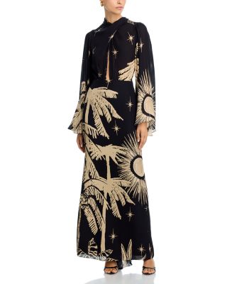 Primera Vez Silk Maxi Dress