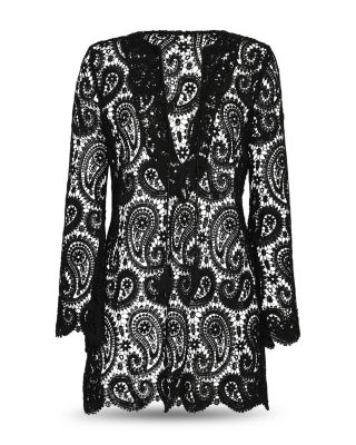 Ansley Paisley Crochet Cover Up Dress