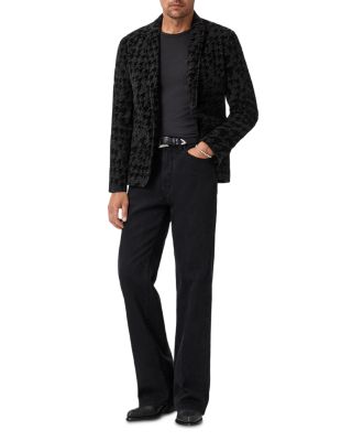 Kal Houndstooth Knit Blazer