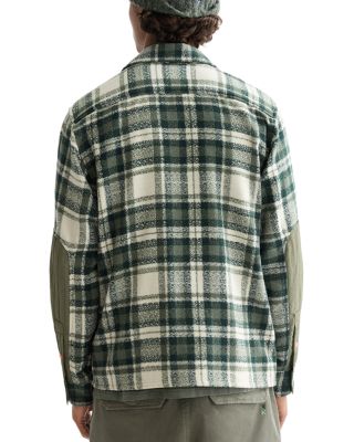 Relaxed Fit Button Front Shirt Jacket