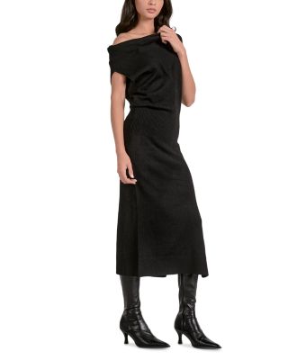 Off Shoulder Sweater Dress