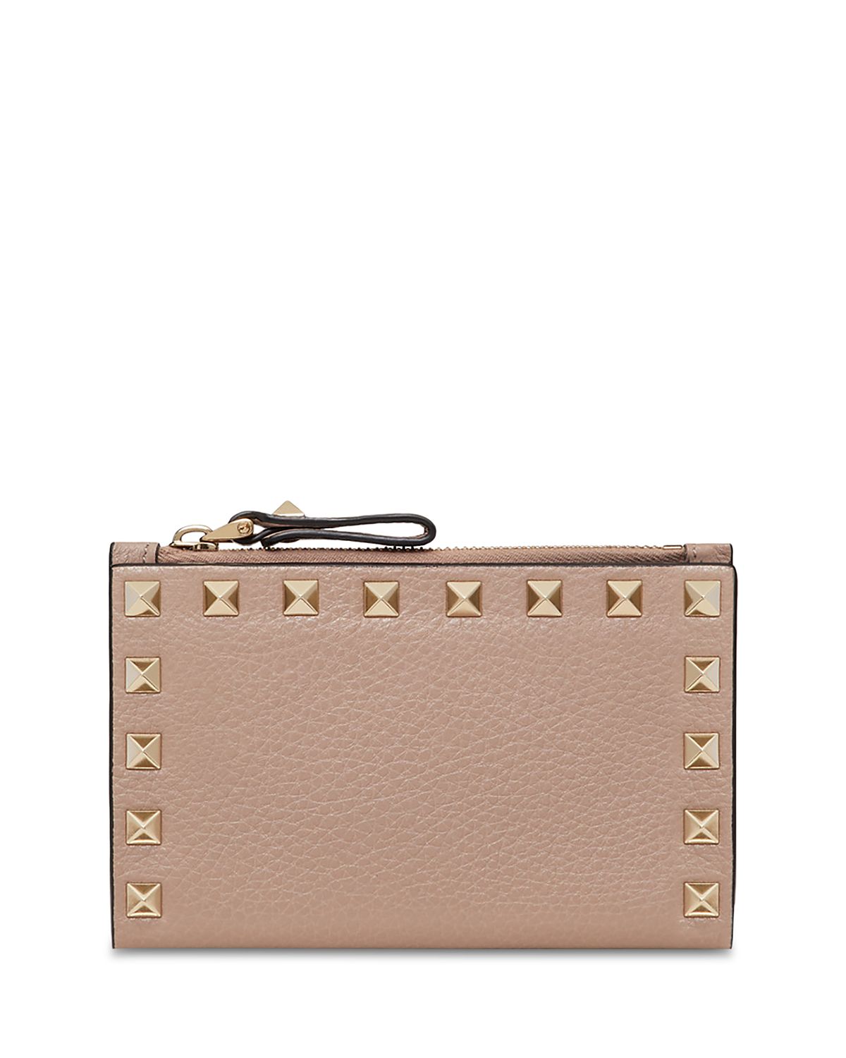 Valentino Garavani Rockstud Zip Card Case
