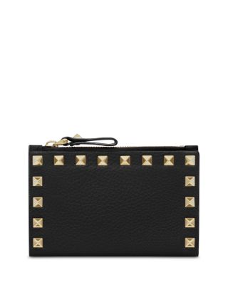 Valentino Garavani - Rockstud Zip Card Case