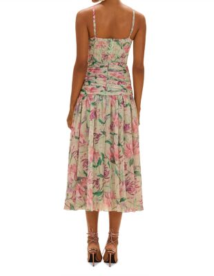 Honey Flower Midi Dress