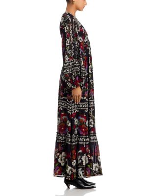 Rococo Flowers Maxi Dress