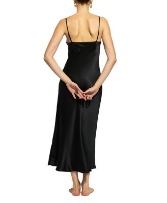 Silk Long V Neck Nite