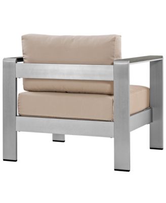 Shore Outdoor Patio Aluminum Armchair