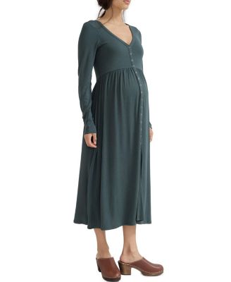 The Softest Rib Maternity Nursing Friendly Dress