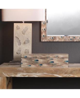 Plume Peacock Decorative Box