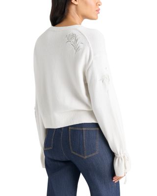 Heritage Rose Embellished Sweater