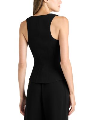 Aliana Brooch Trim Top