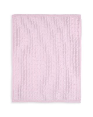 Unisex Cable Knit Cashmere Baby Blanket