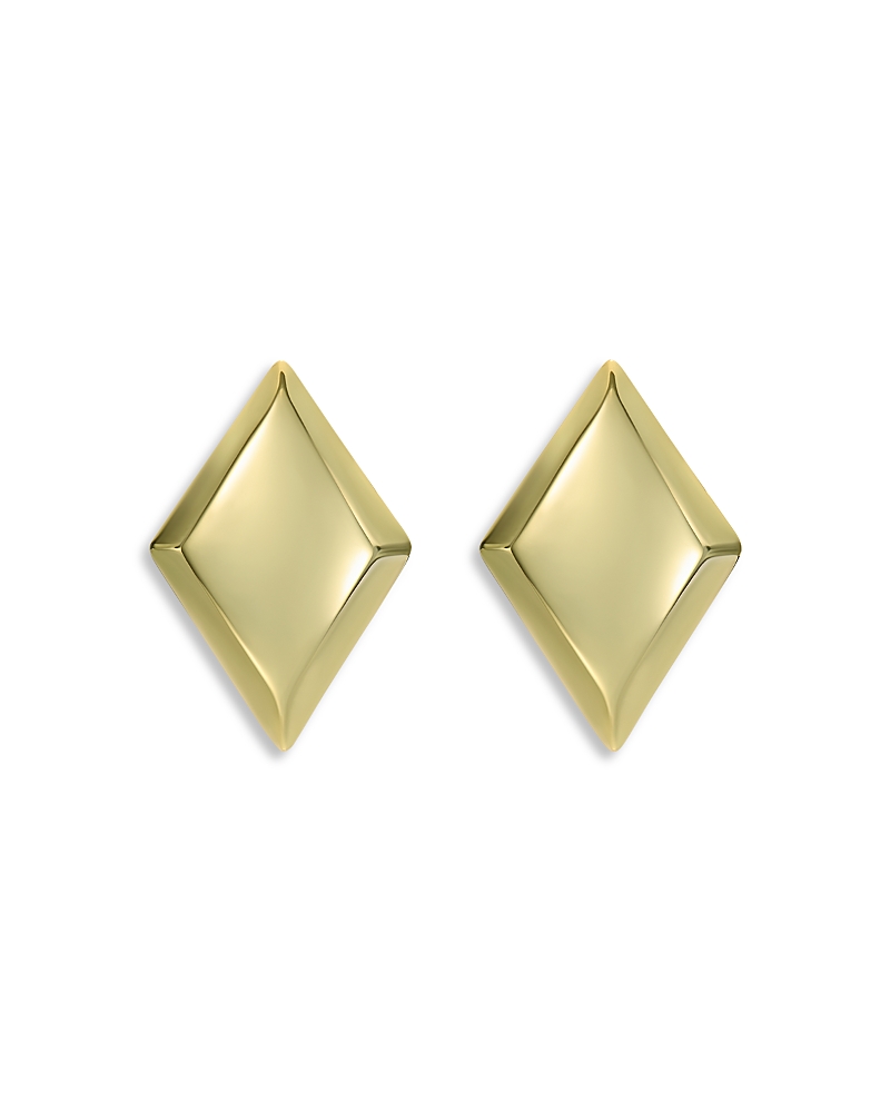 Ted Baker Geometric Diamond Shape Statement Stud Earrings In Gray