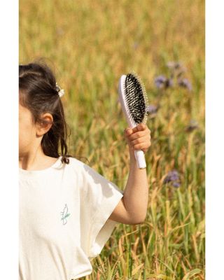 N.03 The Large Essential Softness Gentle Scalp Care Hair Brush - Lilac Pink