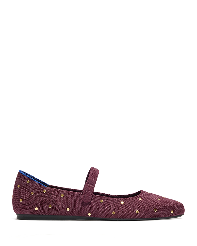 Rothys The Square Mary Jane In Red In Burgundy