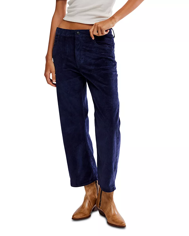 Free People Deep Trance High Rise Corduroy Jeans