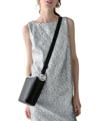 Halo Mini Leather Bucket Bag