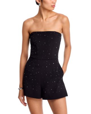 Estella Crystal Crepe Romper