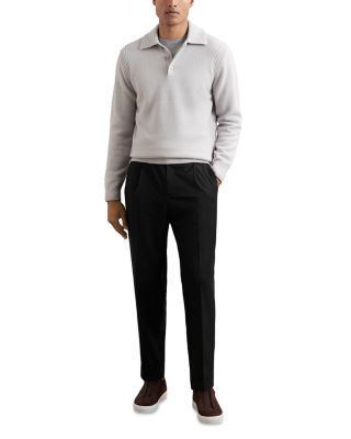 Deansgate Wool & Cashmere Polo Sweater