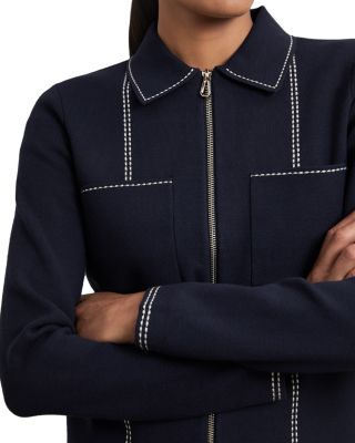 Ivy Stitched Zip Jacket