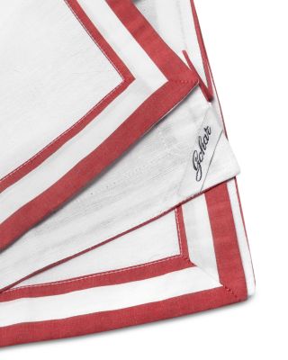 Striped Linen & Cotton Dinner Napkins, Set of 2