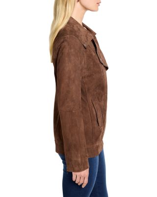 Suede Snap Jacket