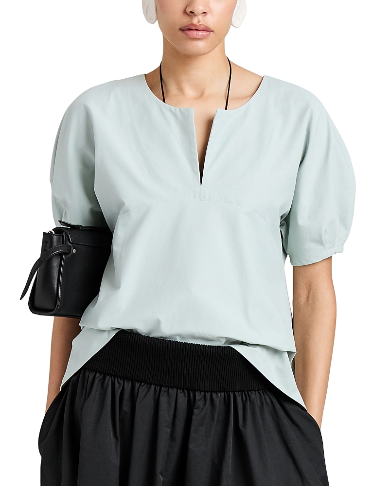 Proenza Schouler White Label Tia Parachute Top In Blue