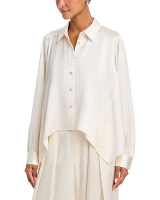 Georgia Satin Stripe Top