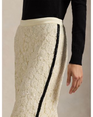 Sequined Lace Pant