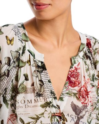 Thalia Button Front Blouse