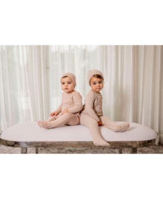 Unisex Ribbed Pocket Footie - Baby