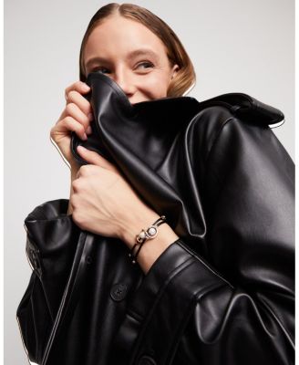 Black Cord Pearl Bracelet