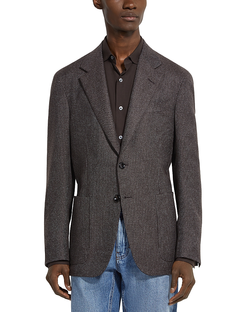 Zegna Couture Oasi Cashmere Sport Coat In Black