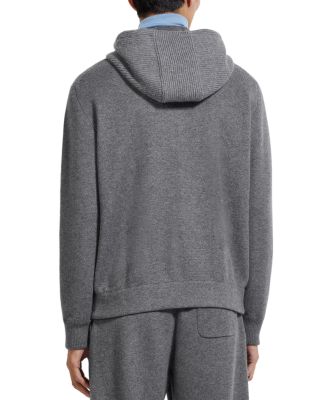 M&eacute;lange Oasi Cashmere Full Zip Hoodie