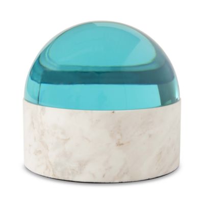 Medium Globo Box - Aqua