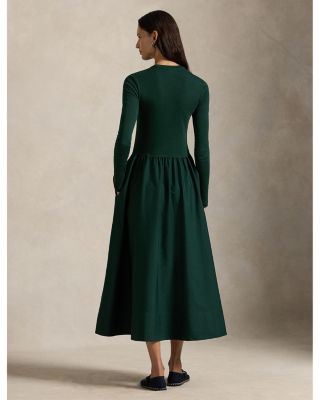 Cotton Long Sleeve Dress